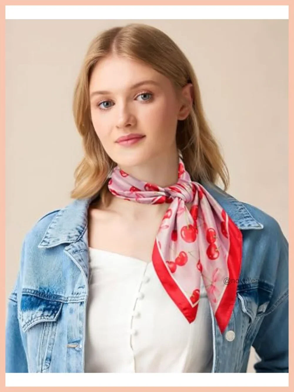 Reversible Satin Hair Scarf Head Wrap for Sleeping Neck Cover 27.5